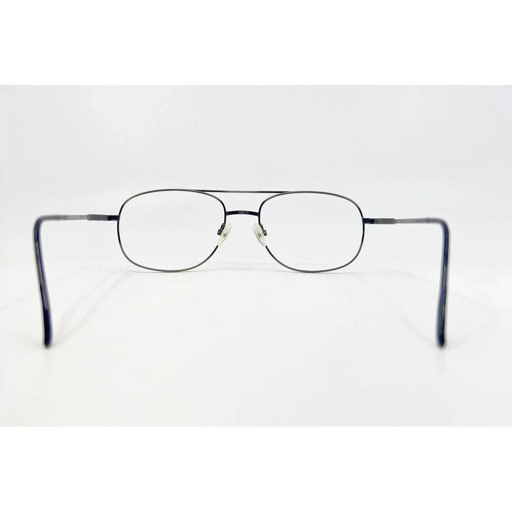 Kirkland Signature Arturo Eyeglasses Mens Pewter Aviator Metal 58-19-145